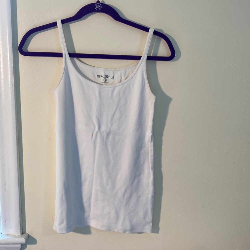 White J Crew tank